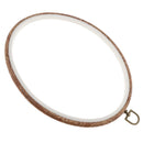 2pcs Plastic Embroidery Hoop Cross Stitch Oval Ring Sewing Frame DIY Crafts