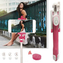 Extendable Selfie Stick Remote Bluetooth Tripod Camera Shutter For Mobile Phone