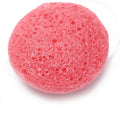 2X round natural konjac charcoal facial soft puff face washing cleansing spongJR