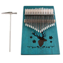17 Keys Standard Version Kalimba Thumb Piano Finger Instrument for Boys and