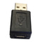 5X(USB A Male to Mini USB Female Adapter (Black) W9K1)