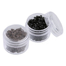 1000Pcs Silicone Lined Rings Micro Beads Link Hair Extensions Tools New