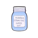 Clothing Bags Metal Women Men Lapel Pin Cartoon Bottle Drip Brooch (7) A