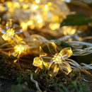 7 Meters 50 Led Solar Power Fairy String Lights Blossom Flower Lamp WaterproJ8P9