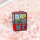 Fashion Cartoon Candy Machine Pin Brooches Creative Enamel Badges Jewelry