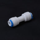 5Pcs 1/4" x 1/4" Tube Push Fit Straight Quick Connect POM Connector RO System Z