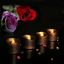 Candles Small Battery Operated Votive Candles Flickering Amber - Mini Size