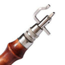 5 In 1 DIY Wood Leathercraft Adjustable Stitching Groover Crease Leather U KZP