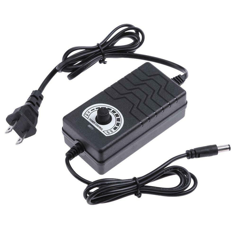 AC to DC Adapter 3-24V 2A Adjustable Power Supply Motor Speed Controller US