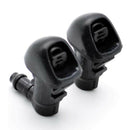 2x Black Front Windshield Washer Nozzle Replaces for Jeep Grand Cherokee WK