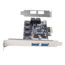 Orico 2 Port Pcie To Usb3.0 19Pin+Front-Facing Express Expansion Card Usb 3