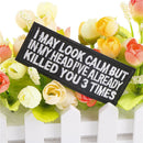 1pc i may look cloth badges patch embroidered applique sewing label patches MME