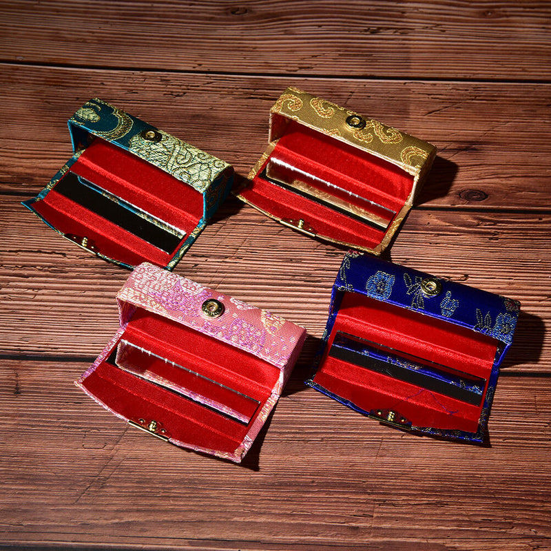 Fashion 9*3.5cm Lipstick Case Holder With Mirror Inside&Snap-On Closu BNAUFS Ew