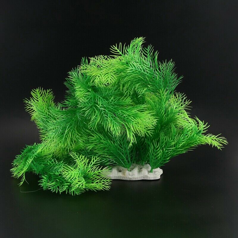 30cm artificial plants plastic for aquarium fish interior decoration S8F9