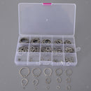 225Pcs Steel External Circlip Retaining Ring Snap Ring Assortment Kit Ã¯Â¼Å’For