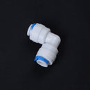 1Pcs 1/4" Tube to 1/4" Tube Push Fit Elbow Quick Connect connector RO System TE