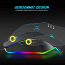 RGB Gaming Mouse Wired Mice Breathing Backlit Optical USB Mouse Programmable