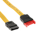 SATA 3.0 Cable SATA III 7-pin Serial ATA Plug To Socket 50cm Long (red)