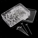 85pcs Clear Quilting Pins Artificial Diamond Head Sewing Pins for DIY Craft