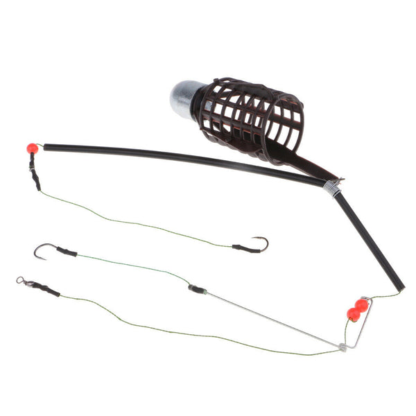 3pcs   Bait Cage Fishing Trap Basket Feeder Holder Fishing Accessories