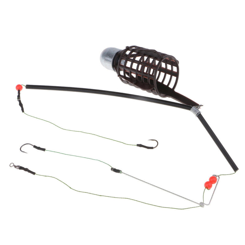 3pcs   Bait Cage Fishing Trap Basket Feeder Holder Fishing Accessories