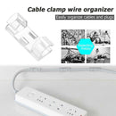 16pcs Cable Clip Wire Organizer Ties Fixer Fastener Holder Work Desktop Clamp AU
