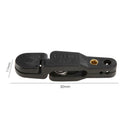 T006-2 Black Plastic Snap Release Clip Outrigger Downrigger Power Grip