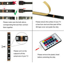 1 set LED Strip Light Flexible 5050 RGB USB LED TV Background Strip Light w K6H4