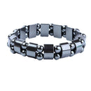 Punk Black Hematite Bracelet Men Women Healthy Bracelets Hand Chain Jewelry