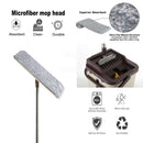 Microfiber Flat Wooden Floor Mop Automatic Spin Mop Pad