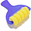 4Pcs Little Artist Rolling Pin Sponge Paint Brushes Kids Art Craft Drawing Tool