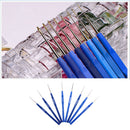 8pcs Plastic Handle Aluminium Material Knitting Needle Sewing Tools