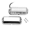 50W Stainless Steel 27LED Blue Underwater Pontoon Marine Boat Transom Light L3Z6