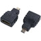Adapter Coupling HDMI A female + HDMI Micro-D male 2pcs H9F4