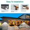 Solar Motion Sensor Light Wall Light Garden Lamp Human Induction Outdoor Ne E0N2