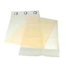 Light Yellow Eyelet Telylene Window Treatment Curtain Drape Valance 1x2.1M
