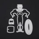 5pcs Sunshine Swim Cutting Die Scrapbooking Metal Embossing Craft DIY Decor