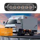 12V-24V 6LED Light Flash Emergency Car Vehicle Warning Strobe Flashing Whit