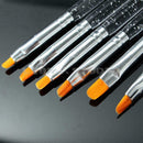 7pcs Nail Art Pen Brush UV Gel Plastic Painting Drawing Polish Builder Set Tool