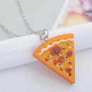 Pizza pendant necklace men women family friendship friends gift jewe JR
