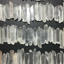 50g Natural White Rock Crystal Quartz Small Point Mineral Specimen Healing Stone