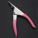 3-Way False Nail Tips Stand-Up Clipper Cutter Acrylic UV Gel Set Tool PINK