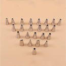 Lots 24pcs Icing Piping Nozzle Bakery Set Kit Cupcake Cake Sugarcraft Decorating