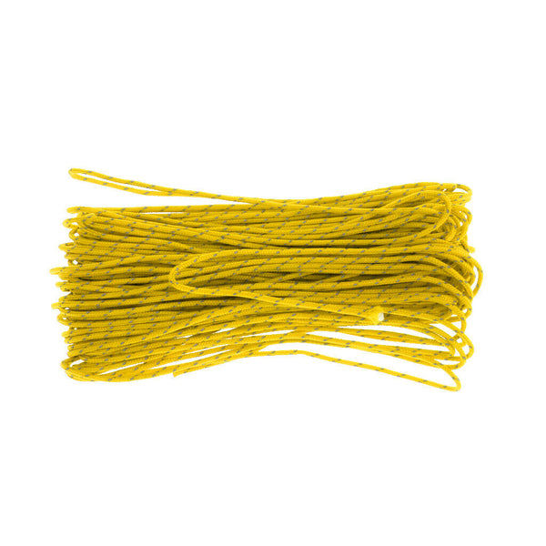 1.8mm 20M Yellow Guyline Rope Paracord For Camping Tent, Awning, Canopy,Tarp