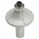 1/2inch Diamond Router Bit Wheel Half Bullnose For Hand Profiler Marble Gra