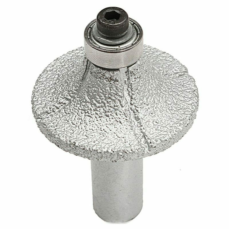 1/2inch Diamond Router Bit Wheel Half Bullnose For Hand Profiler Marble Gra