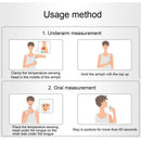Electronic Digital Head Thermometer Ears Oral Temperature Measurement Tool New