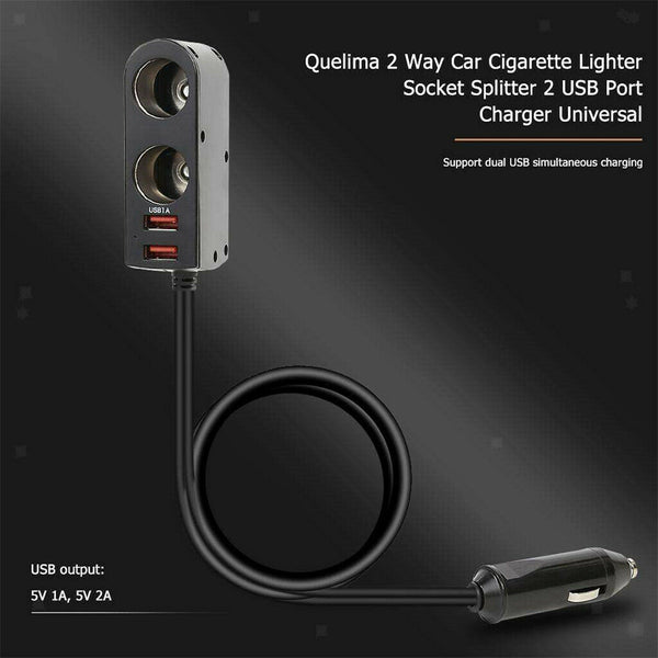 Bidirectional  Lighter Socket For Car 12-24V 2x