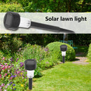 10x LED Solar Lawn Lamp Outdoor Garden Yard Bollard Light (White Light) A