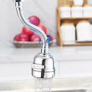 Rotatable Tap Aerator Sink Shower Faucet Bubbler (Short 2-piece Shower)